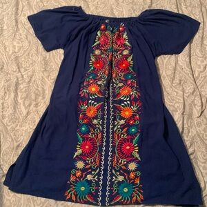Mexican embroidery dress